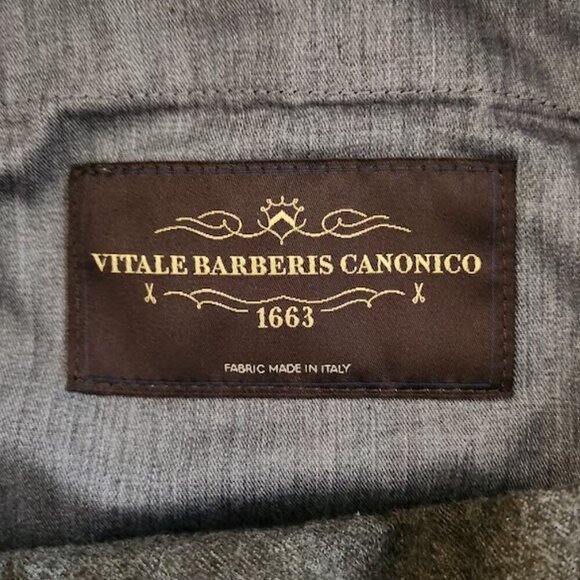 Vitale Barberis Canonico J. Hilburn Men's Dress Pants Size 36 - Picture 4 of 5